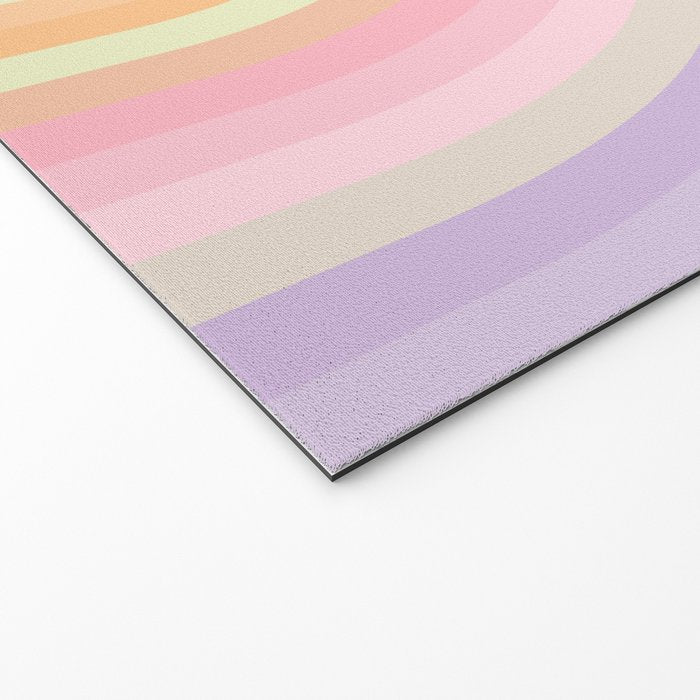 Dreamy Pastel Rainbow 1 Welcome Mat Gallery Image 2