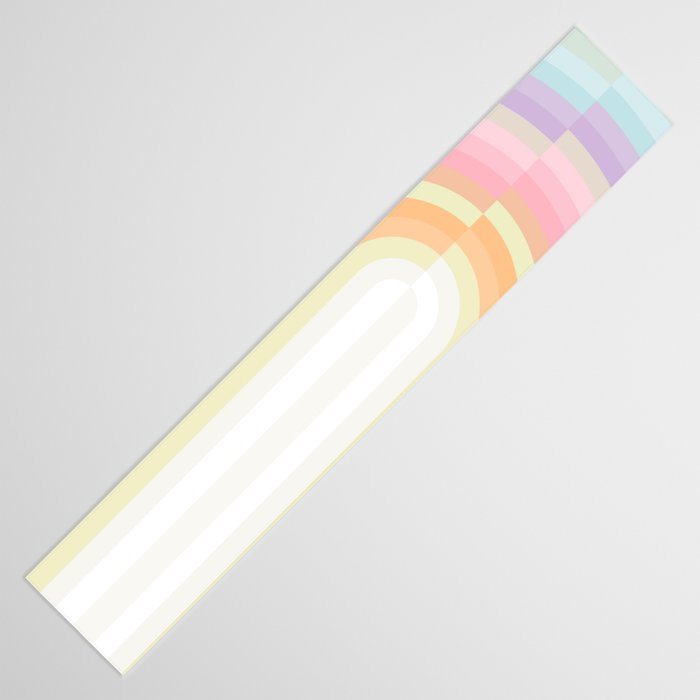 Dreamy Pastel Rainbow 1 Table Runner Gallery Image 3