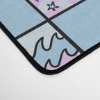 Aquarius Checkered Print Desk Mat Gallery Image 4