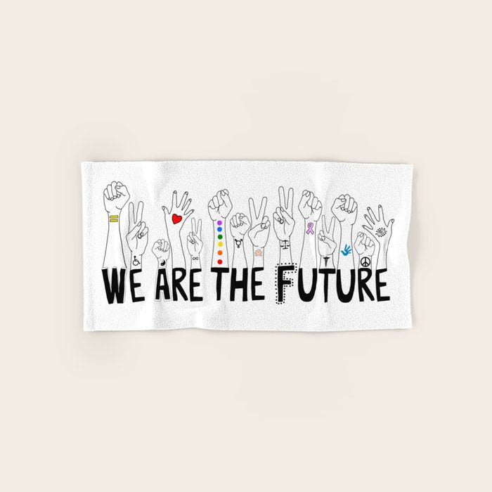We Are The Future Tattoos Part 1 Bath Towel Gallery Image 1