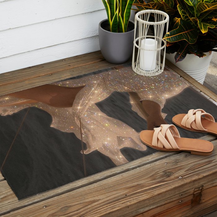 SPARKLE GLITTER DRESS | fashion | style | dress | summer | sunshine | weekend | collage | vintage |  Outdoor Rug Gallery Image 2