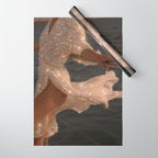 SPARKLE GLITTER DRESS | fashion | style | dress | summer | sunshine | weekend | collage | vintage |  Wrapping Paper Gallery Image 1