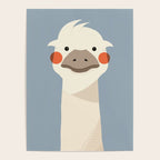 Emu, Animal Portrait Poster Gallery Image 4