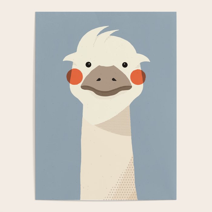 Emu, Animal Portrait Poster Gallery Image 4