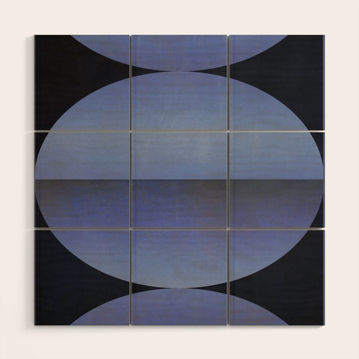 Abstract Shapes 19 Wood Wall Art Gallery Image 1