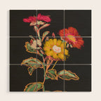 Garden Flowers 9 Wood Wall Art Gallery Image 1