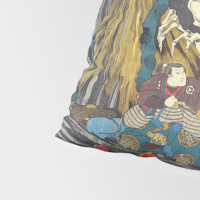 Takiyasha the Witch and the Skeleton Specter- Utagawa Kuniyoshi Pillow Sham Gallery Image 4