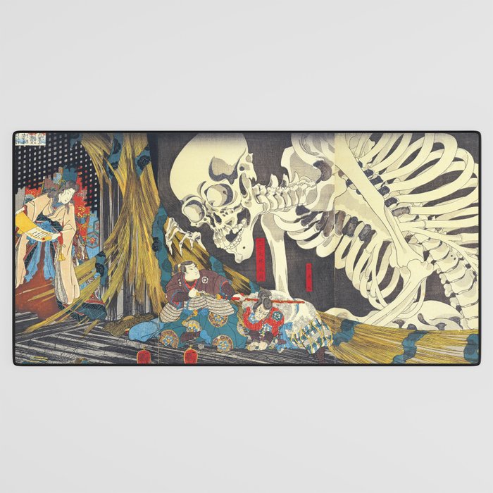 Takiyasha the Witch and the Skeleton Specter- Utagawa Kuniyoshi Desk Mat Gallery Image 3