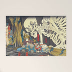 Takiyasha the Witch and the Skeleton Specter- Utagawa Kuniyoshi Welcome Mat Gallery Image 1