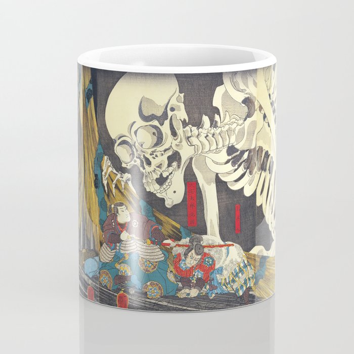 Takiyasha the Witch and the Skeleton Specter- Utagawa Kuniyoshi Coffee Mug Gallery Image 4