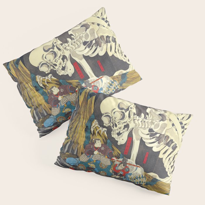 Takiyasha the Witch and the Skeleton Specter- Utagawa Kuniyoshi Pillow Sham Gallery Image 3