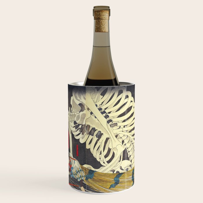 Takiyasha the Witch and the Skeleton Specter- Utagawa Kuniyoshi Wine Chiller Gallery Image 3