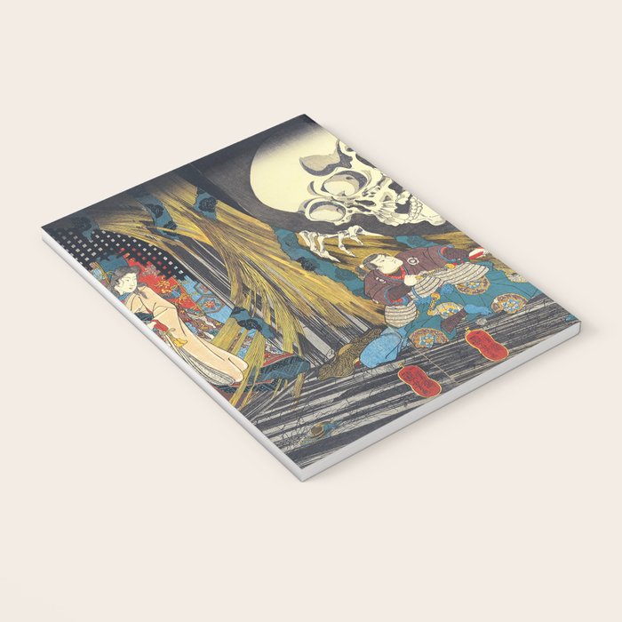 Takiyasha the Witch and the Skeleton Specter- Utagawa Kuniyoshi Notebook Gallery Image 3