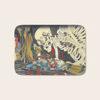 Takiyasha the Witch and the Skeleton Specter- Utagawa Kuniyoshi Bath Mat Gallery Image 1
