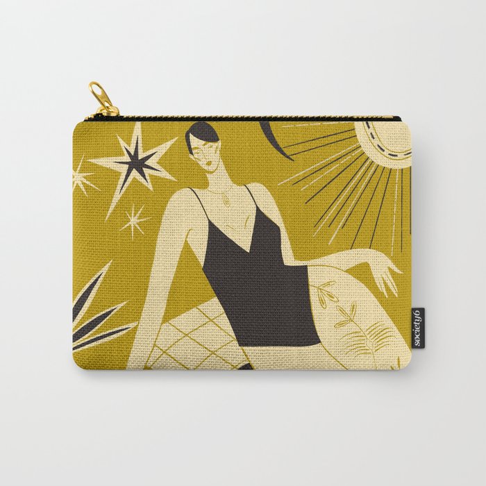 woman in swimsuit Carry All Pouch Gallery Image 1