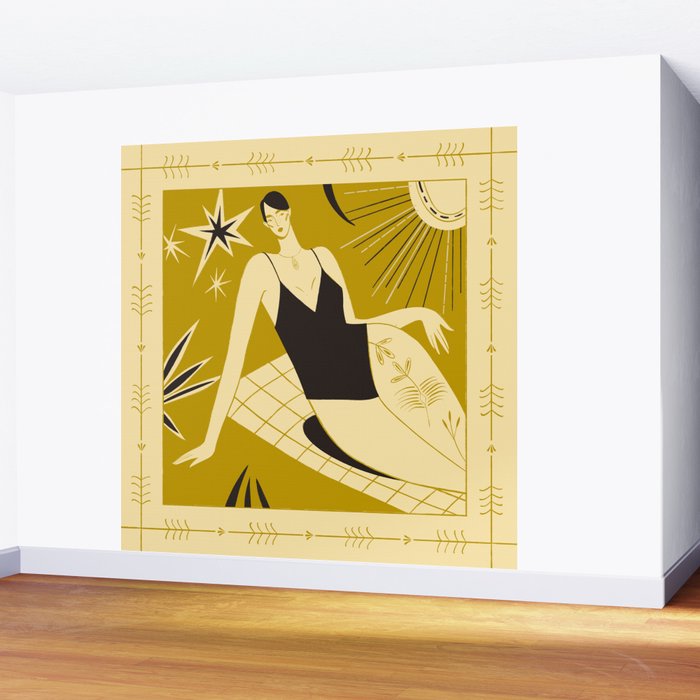 woman in swimsuit Wall Mural Gallery Image 2