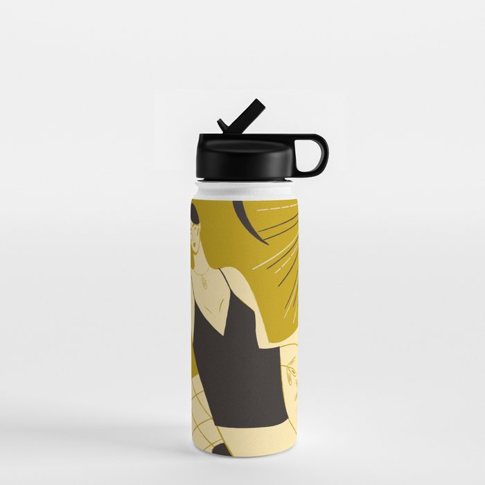 woman in swimsuit Water Bottle Gallery Image 1