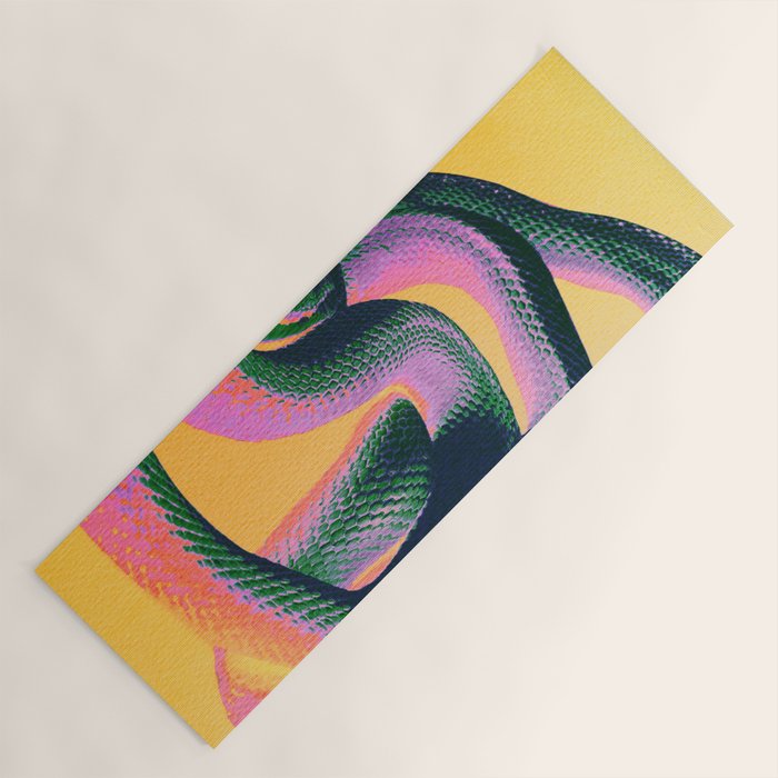 Colorful Snake Yoga Mat Gallery Image 1