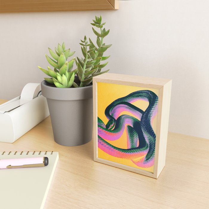 Colorful Snake Mini Art Print Gallery Image 2