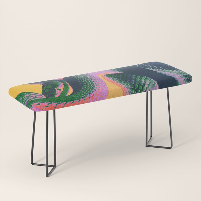 Colorful Snake Bench Gallery Image 1