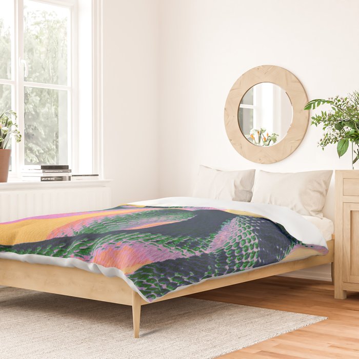 Colorful Snake Duvet Cover Gallery Image 2