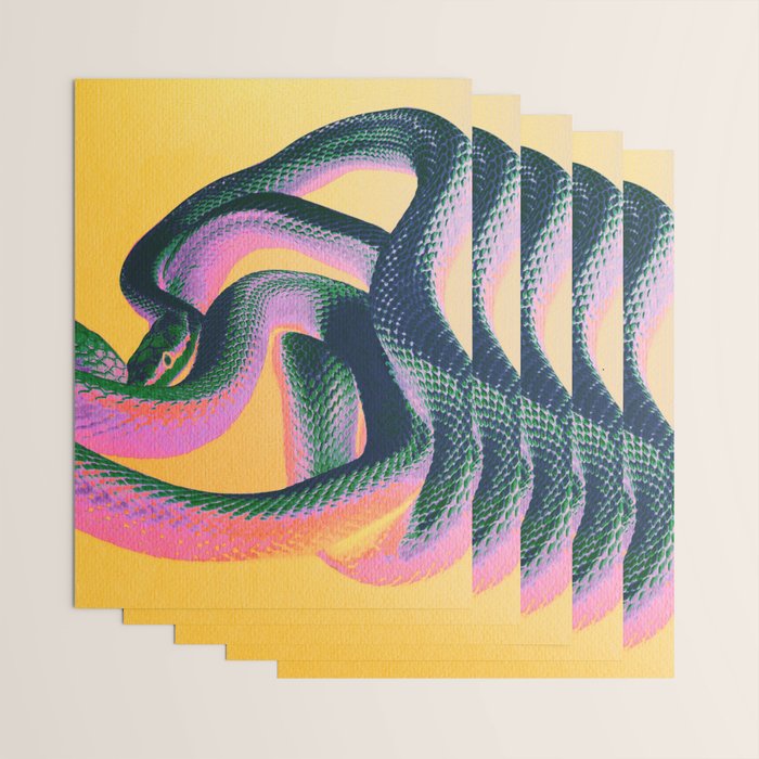 Colorful Snake Wrapping Paper Gallery Image 3