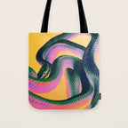 Colorful Snake Tote Bag Gallery Image 1
