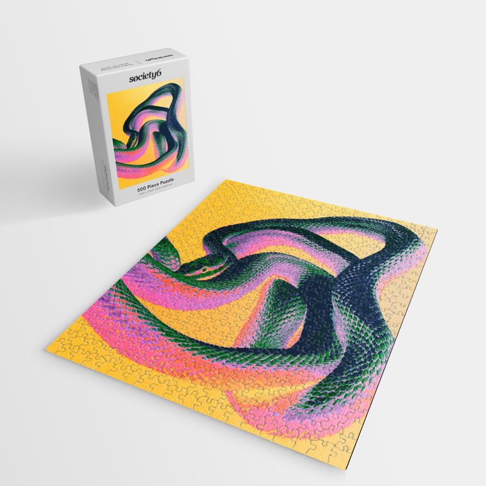 Colorful Snake Jigsaw Puzzle Gallery Image 2