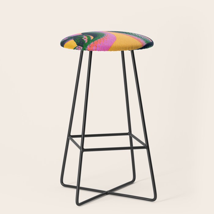 Colorful Snake Stool Gallery Image 1