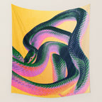 Colorful Snake Wall Tapestry Gallery Image 4