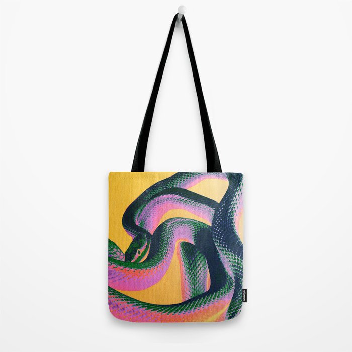 Colorful Snake Tote Bag Gallery Image 2
