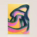 Colorful Snake Stationery Card Gallery Image 2