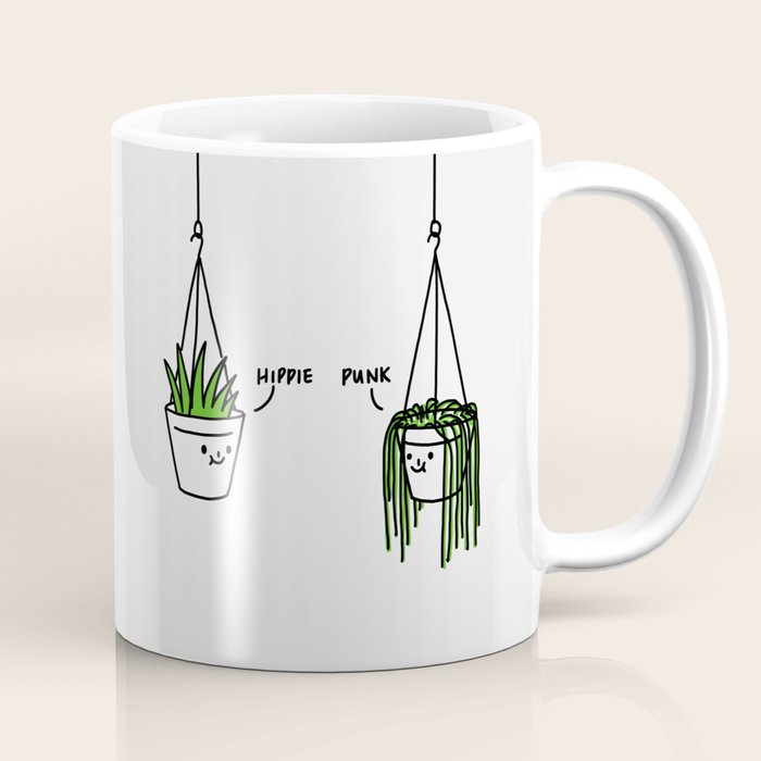 Hippie and Punk plants Coffee Mug Gallery Image 1