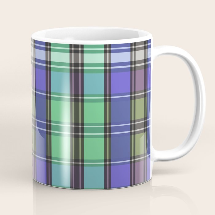 Fusion Colorful Toned Grids B Coffee Mug Gallery Image 1