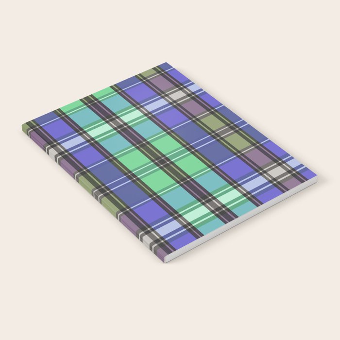 Fusion Colorful Toned Grids B Notebook Gallery Image 2