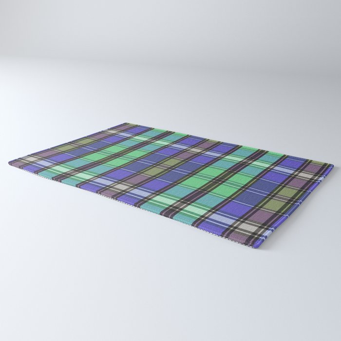 Fusion Colorful Toned Grids B Rug Gallery Image 3