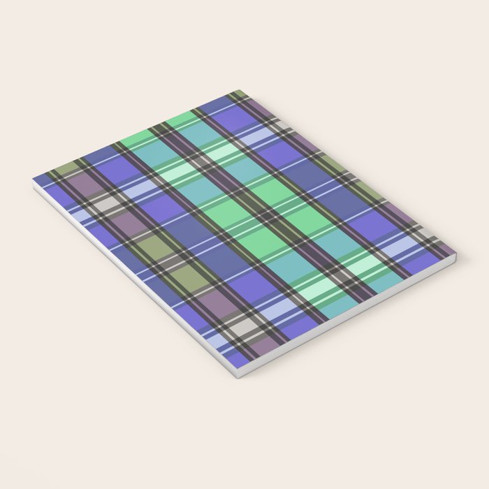 Fusion Colorful Toned Grids B Notebook Gallery Image 3