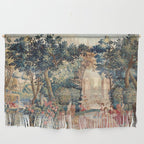 Antique 18th Century Allegory of Spring French Tapestry Wall Hanging Gallery Image 1