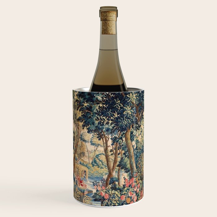 Antique 18th Century Allegory of Spring French Tapestry Wine Chiller Gallery Image 2