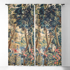 Antique 18th Century Allegory of Spring French Tapestry Window Curtain Gallery Image 5