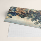Antique 18th Century Allegory of Spring French Tapestry Wrapping Paper Gallery Image 2