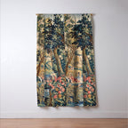 Antique 18th Century Allegory of Spring French Tapestry Window Curtain Gallery Image 3