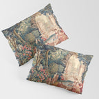 Antique 18th Century Allegory of Spring French Tapestry Pillow Sham Gallery Image 3