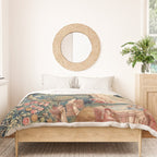 Antique 18th Century Allegory of Spring French Tapestry Duvet Cover Gallery Image 3