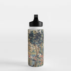 Antique 18th Century Allegory of Spring French Tapestry Water Bottle Gallery Image 3