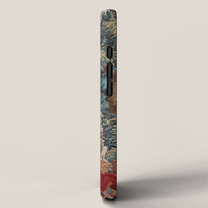 Antique 18th Century Allegory of Spring French Tapestry iPhone Case Gallery Image 2