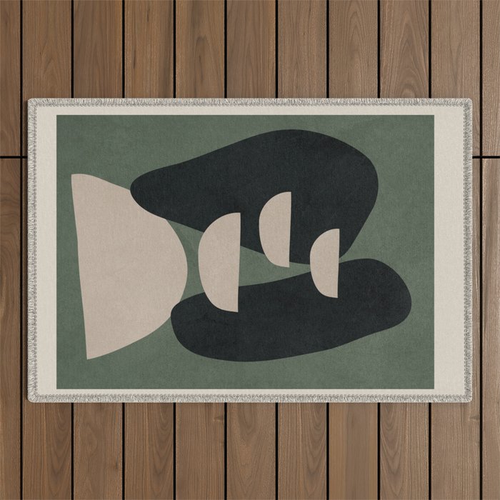 Abstract Balance 3 Outdoor Rug Gallery Image 1