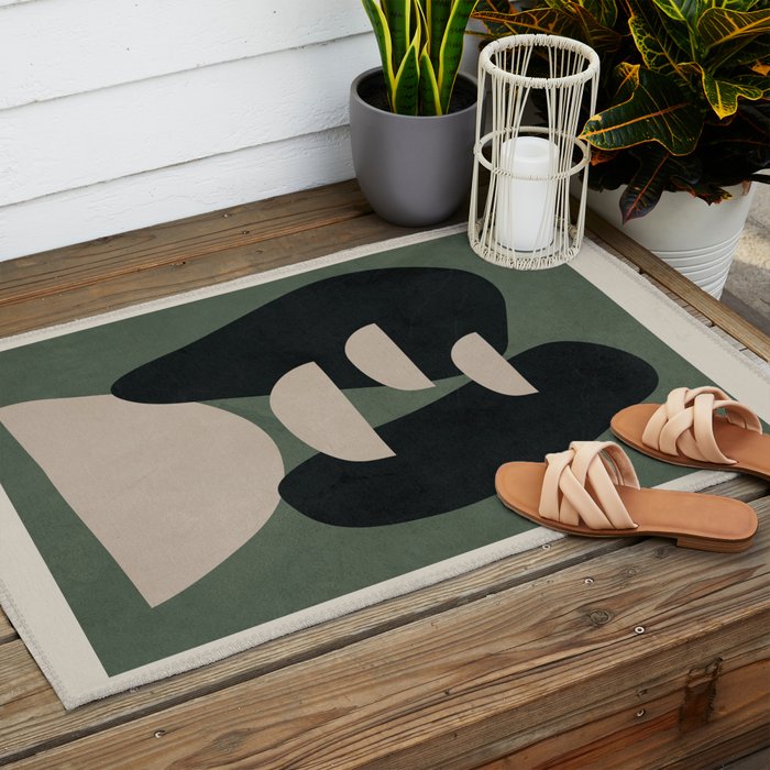 Abstract Balance 3 Outdoor Rug Gallery Image 2
