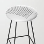 Eat at a local restaurant tonight, Anthony Bourdain Quote Stool Gallery Image 2