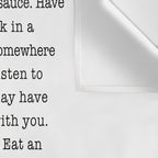 Eat at a local restaurant tonight, Anthony Bourdain Quote Wall Tapestry Gallery Image 3